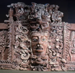 Mascaron, aus dem Bundesstaat Campeche, Mexiko, Frühklassische Periode
